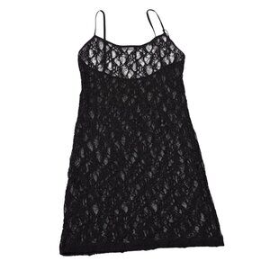 Swim by DI Muse Lace Short Dress in Black